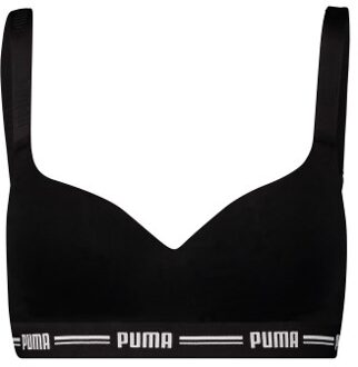 PUMA Iconic Padded Top Zwart,Grijs,Wit - X-Small,Small,Medium,Large,X-Large