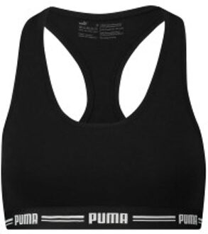 PUMA Iconic Racer Back Bra Lila,Zwart,Grijs,Wit,Geel - X-Small,Small,Medium,Large,X-Large
