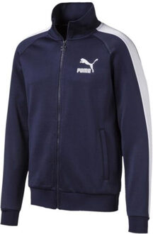 PUMA Iconic T7 Heren Marine Blauw Track Jacket Navy