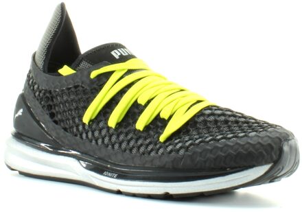 PUMA Ignite Limitless Netfit Zwart Textiel Heren Slip On Trainers 189986 01