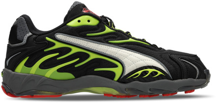 PUMA Inhale Sneakers Heren - Zwart - Maat 42.5 - Mesh/Synthetisch Black