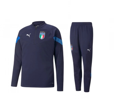 PUMA Italië 1/4 Zip Coach Trainingspak Senior 2022/2023 Puma , Blue , Heren