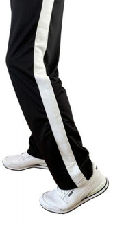 PUMA Joggingbroek met contrast voor heren - maat S Zwart