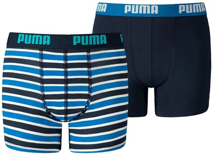 PUMA Jongens Basic Stripe Boxershort - Maat 122/128