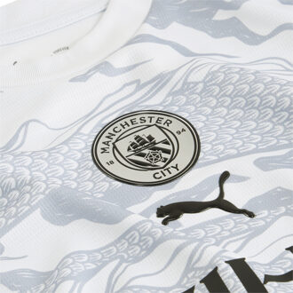 PUMA Jongeren Unisex Manchester City Jaar van de Draak Shirt 23/24 - maat 7-8J / 122-128cm Grijs