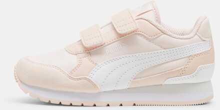 PUMA Junior ST Runner v4 nylon sneakers voor meisjes in roze en wit. - EU 33.5 / UK 1.5
