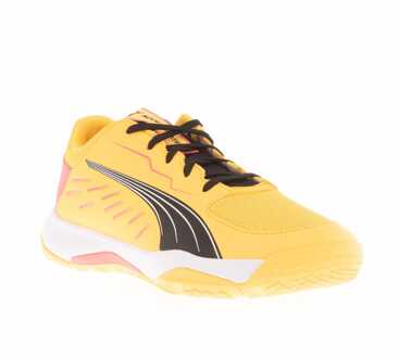 PUMA Juniors Accelerate handbalschoenen voor jongens in oranje