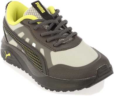 PUMA Juniors Excursion AC jongensschoenen in groen geel