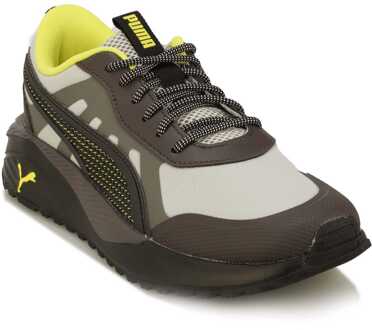 PUMA Juniors Excursion jongensschoenen in groen geel