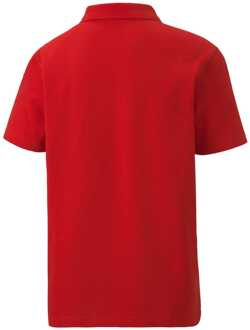 PUMA Juniors TeamGOAL 23 Casuals Poloshirt voor jongens in Rood - 5-6J / 110-116cm