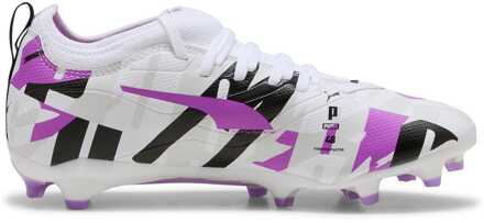 PUMA Juniors Ultra 5 Match Forever FG/AG voetbalschoenen voor jongens in wit - maat EU 36 / UK 3