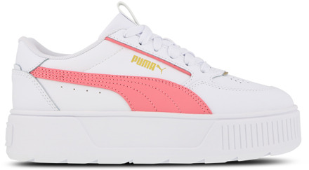 PUMA Karmen Rebelle Kindersneakers - Wit - Maat 39 - Leer White