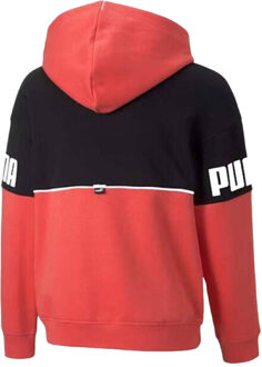 PUMA Kinder/kids power colour block hoodie Zwart - 146