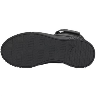 PUMA Kinder/kinder carina 2.0 leren halfhoge winterlaarzen Zwart - 37,5