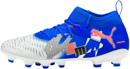 PUMA Kinder/Kinder Future 8 Match Forever Stevige Grond Voetbalschoenen (Blauw)