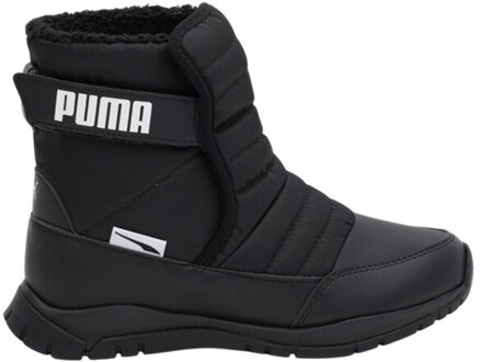 PUMA Kinder/kinder nieve ecologisch leren enkellaarsjes Zwart - 30