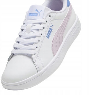 PUMA Kinder/kinder smash 3.0 leren trainers Wit - 37,5