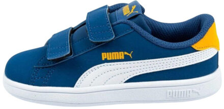PUMA Kinder/kinder smash v2 ecologisch leren schoenen Blauw - 20