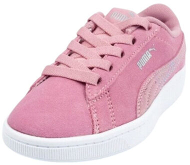 PUMA Kinder/kinder vikky chamois leren trainers Roze - 28