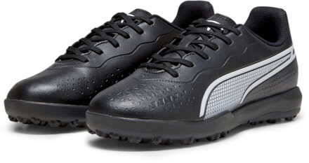 PUMA Kinder Unisex KING MATCH TT Voetbalschoenen - maat EU 36.5 / UK 3.5 Zwart