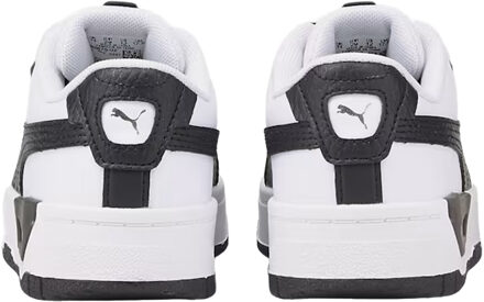PUMA Kinderen Cali Dream Leren Sneakers (Wit/Zwart) - EU 30 / UK 12