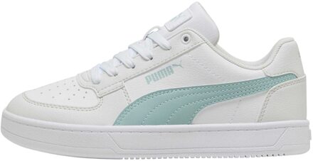 PUMA Kinderen/Kinderen Caven 2.0 Synthetisch Leren Trainers (Grijs/Groen)