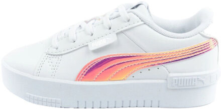PUMA Kinderen/kinderen jada leren sportschoenen Wit - 32