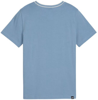 PUMA Kinderen/ squad logo t-shirt - maat 140 Blauw