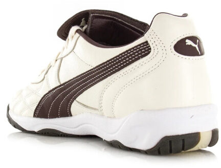 PUMA King indoor warm white chocolate lage sneakers unisex - maat 44 Beige