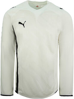 PUMA King PAOK FC Derde Lange Mouw Wit Zwart Heren Voetbal Top 737223 01 - S