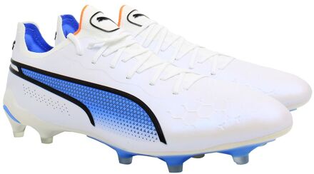 PUMA King Ultimate FG/AG Dames Witte Voetbalschoenen - EU 41 / UK 7.5