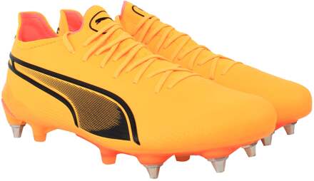 PUMA King Ultimate MxSG Heren Oranje Voetbalschoenen - maat EU 45.5 / UK 10.5