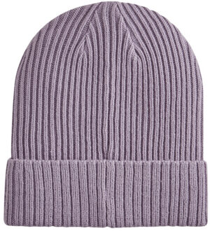 PUMA Klassieke geribde muts met manchet van acryl - maat One size Paars