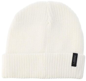 PUMA Klassieke grafische katoenen muts (Wit) - One Size