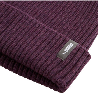 PUMA Klassieke muts met manchet Paars - One size
