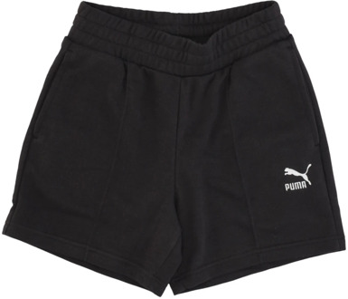 PUMA Klassieke Pintuck Shorts Puma , Black , Dames - M,S,Xs