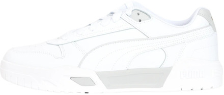 PUMA Klassieke Witte Grijze Sneakers Puma , White , Heren - 40 Eu,41 Eu,43 Eu,46 Eu,45 Eu,42 Eu,44 EU