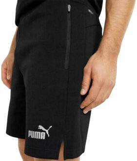 PUMA Korte broek met herenlogo - maat S Zwart