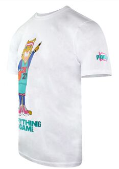 PUMA Korte Mouw Crew Neck Wit Heren 2K Dylan T-Shirt 532920 01 - maat