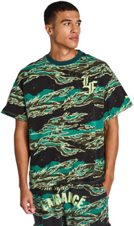 PUMA La France T-shirts Heren - Groen - Maat M - Katoen Jersey Green