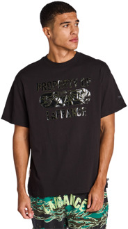 PUMA La France T-shirts Heren - Zwart - Maat L - Katoen Jersey Black