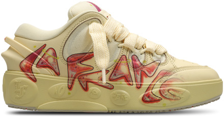 PUMA Lafrance Airbrush Sneakers Heren - Beige - Maat 43 - Leer