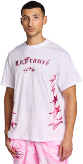 PUMA Lafrance T-shirts Heren - Roze - Maat S - Katoen Jersey Pink