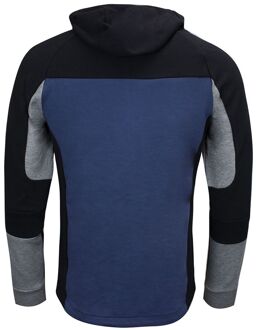 PUMA Lange Mouw Zip Up Blauw Zwart Heren Track Jacket met capuchon 582725 43