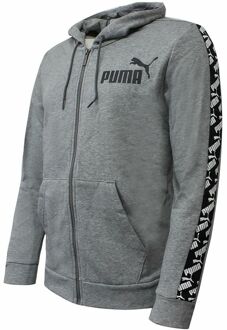 PUMA Lange Mouw Zip Up Grijs Heren Getaped Jas 584097 03