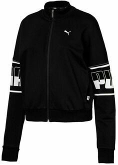 PUMA Lange Mouw Zip Up Zwart Dames Rebel Track Jacket 855418 01 Wit