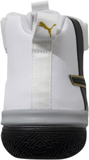 PUMA Legacy 68 Wit Zwart Lace Up Heren Basketbalschoenen 193512 01 - maat Zwart/wit