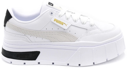 PUMA Leren Dames Sneakers Puma , White , Dames - 39 Eu,37 EU