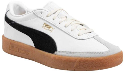 PUMA Leren unisex volwassen sportschoenen (Wit, Zwart) - maat EU 36.5 / UK 3.5
