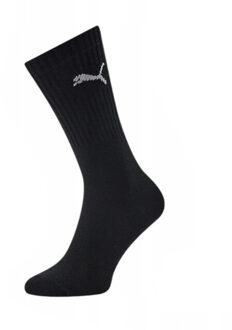 PUMA Lichtgewicht sportsokken voor volwassenen (pak van 3) Zwart - 43-46